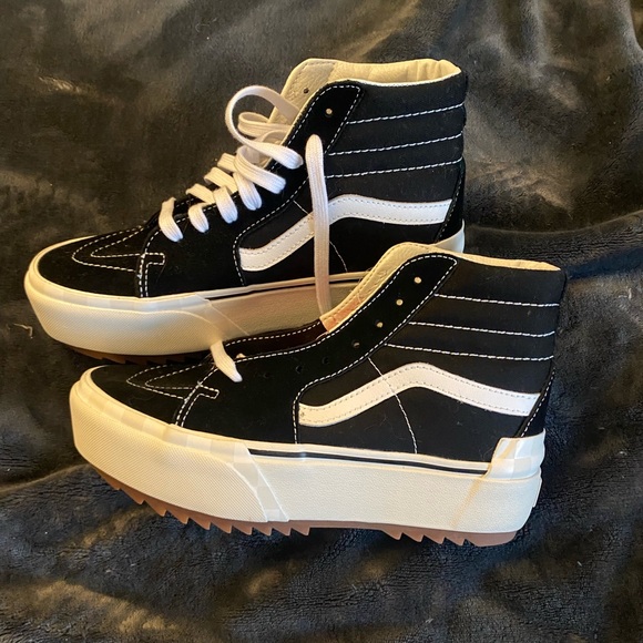 Vans Shoes - Old Skool High Top Stacked Platform Vans